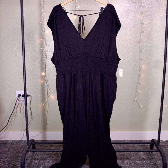 Sleeveless Waist Defined Wide Leg Jumpsuit - Women's Old Navy - Size 3XL - Picture 2 of 3